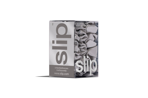 Back to Basics Silver Midi/Large Scrunchie Set
