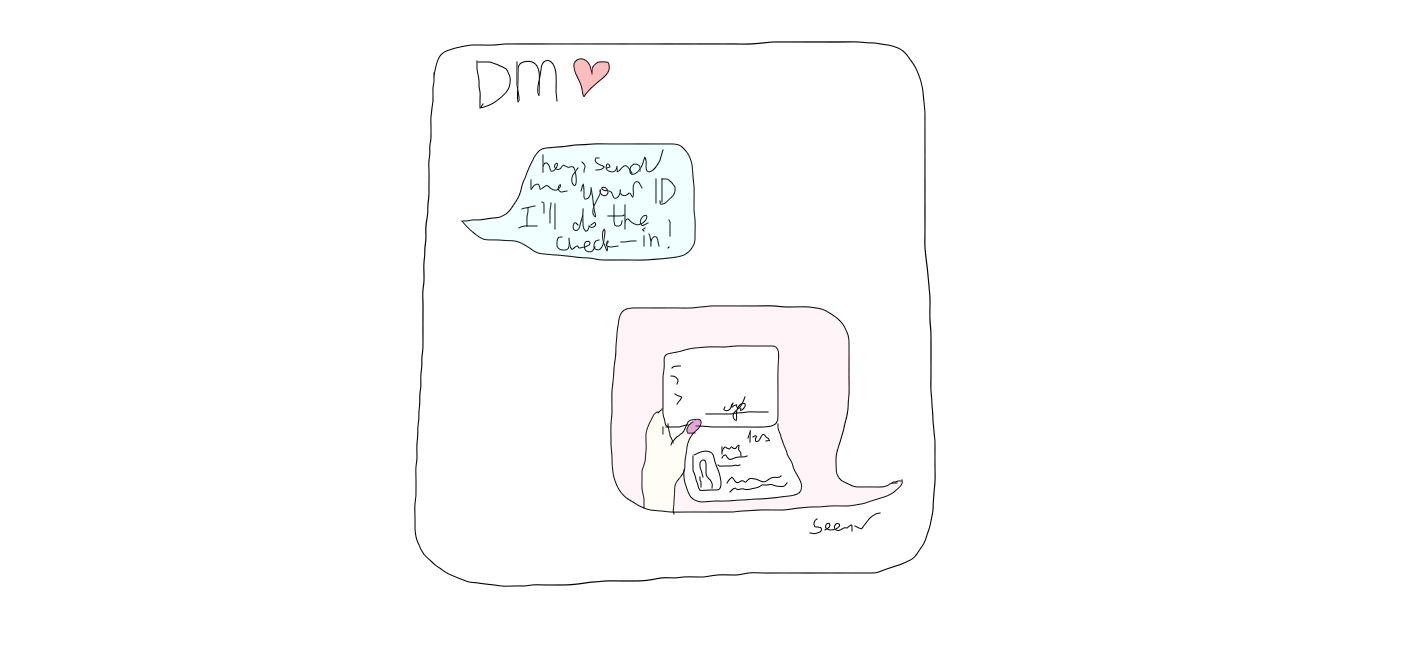 Handwritten doodle.